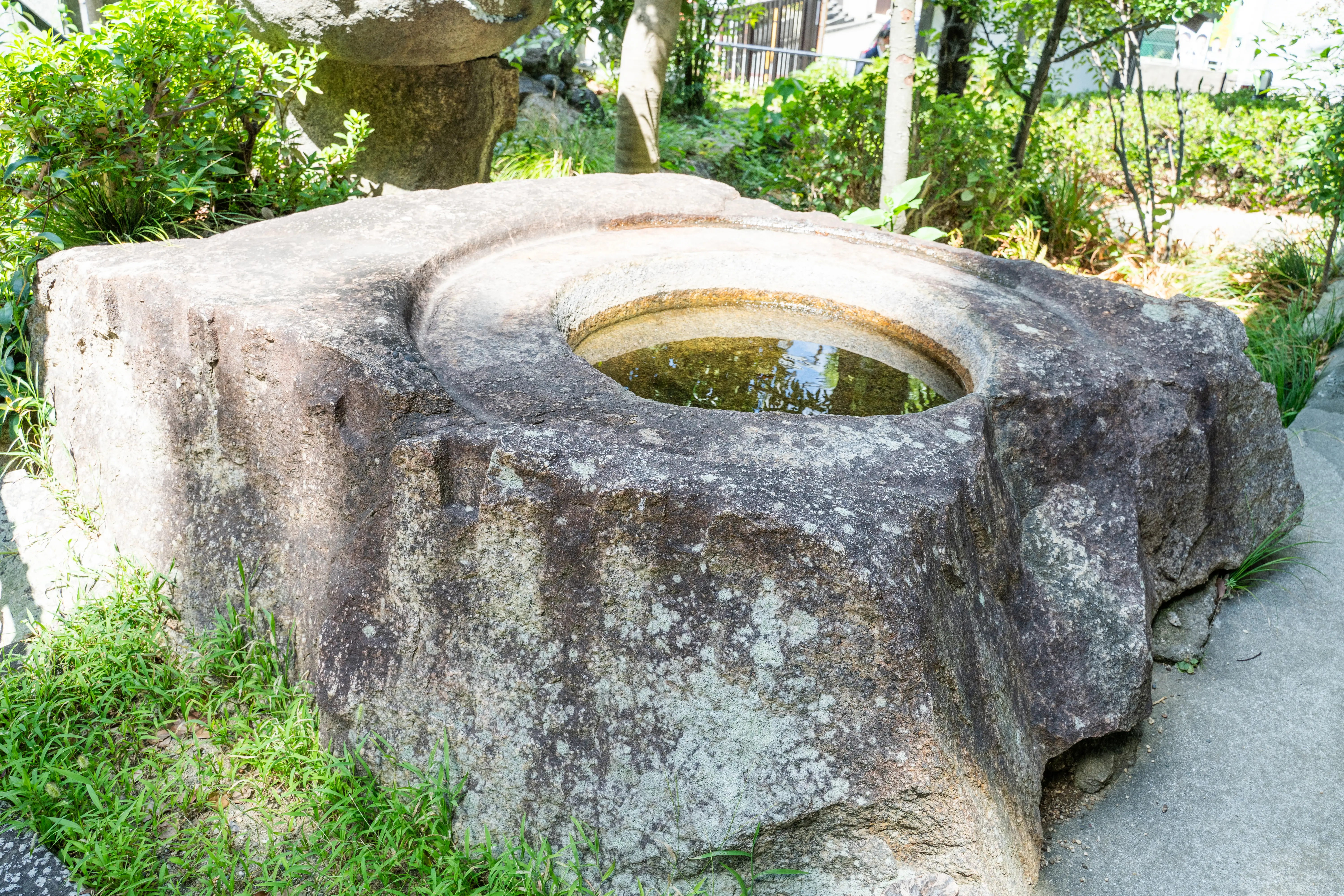 寺廟內的洗手區