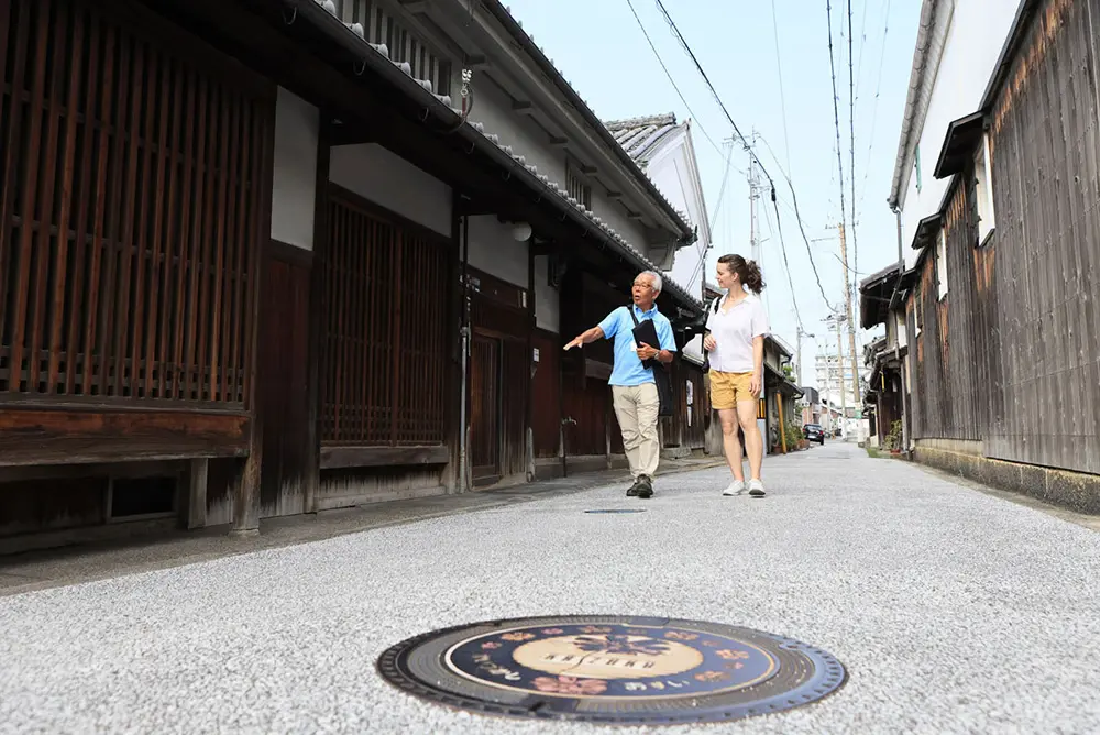 A street in Kaizuka City