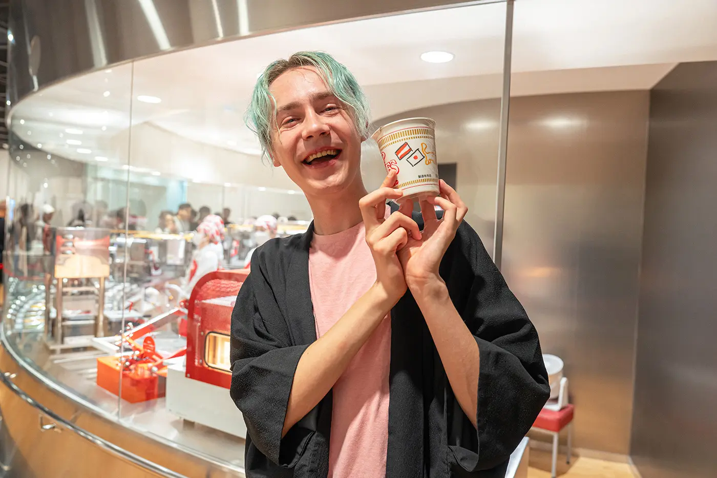 你亲手做好的方便面