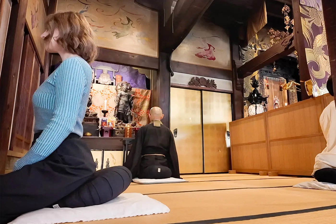 Kira-san concentrating