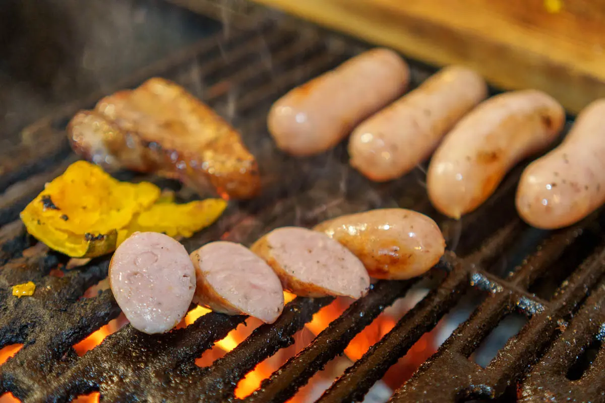 Grilled Vienna sausages