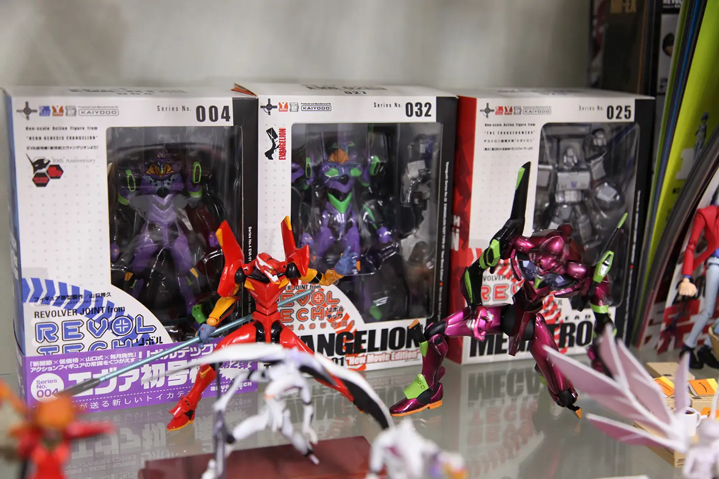 フィギュアが並んでいる様子