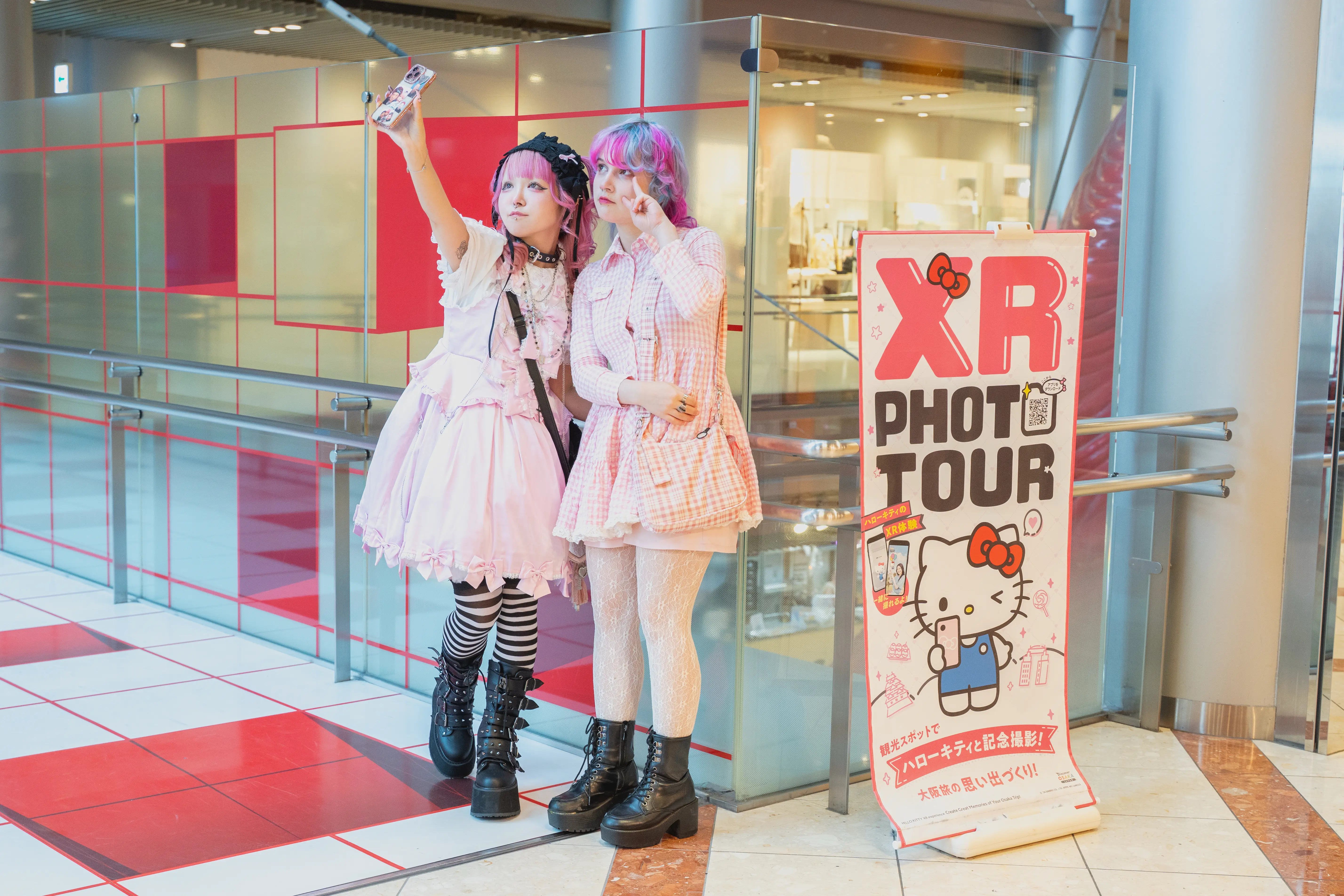 可以和Hello Kitty一起拍照的拍照点