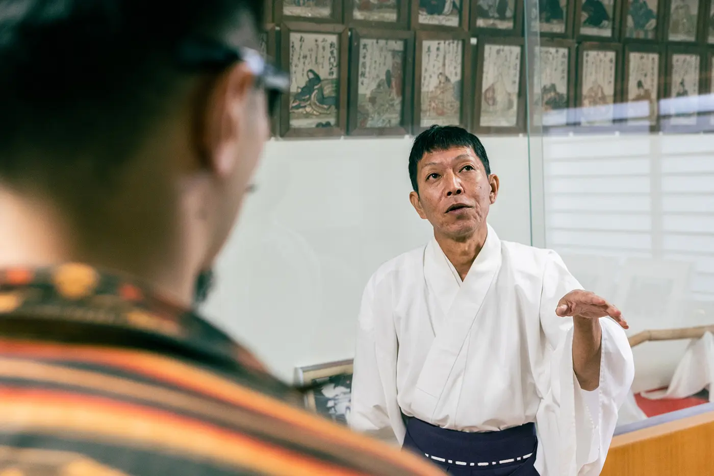 Mr. Murata recounts the legend