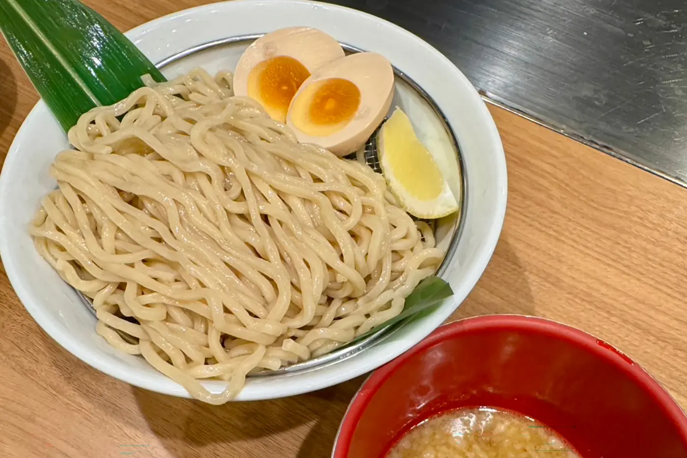 A collaboration menu with Miyata Menji, a popular tsukemen restaurant: wheat espresso