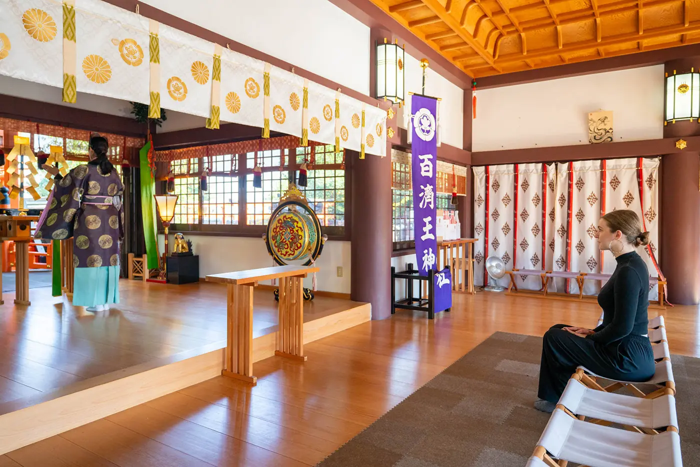 A prayer experience at Baekjeo Shrine