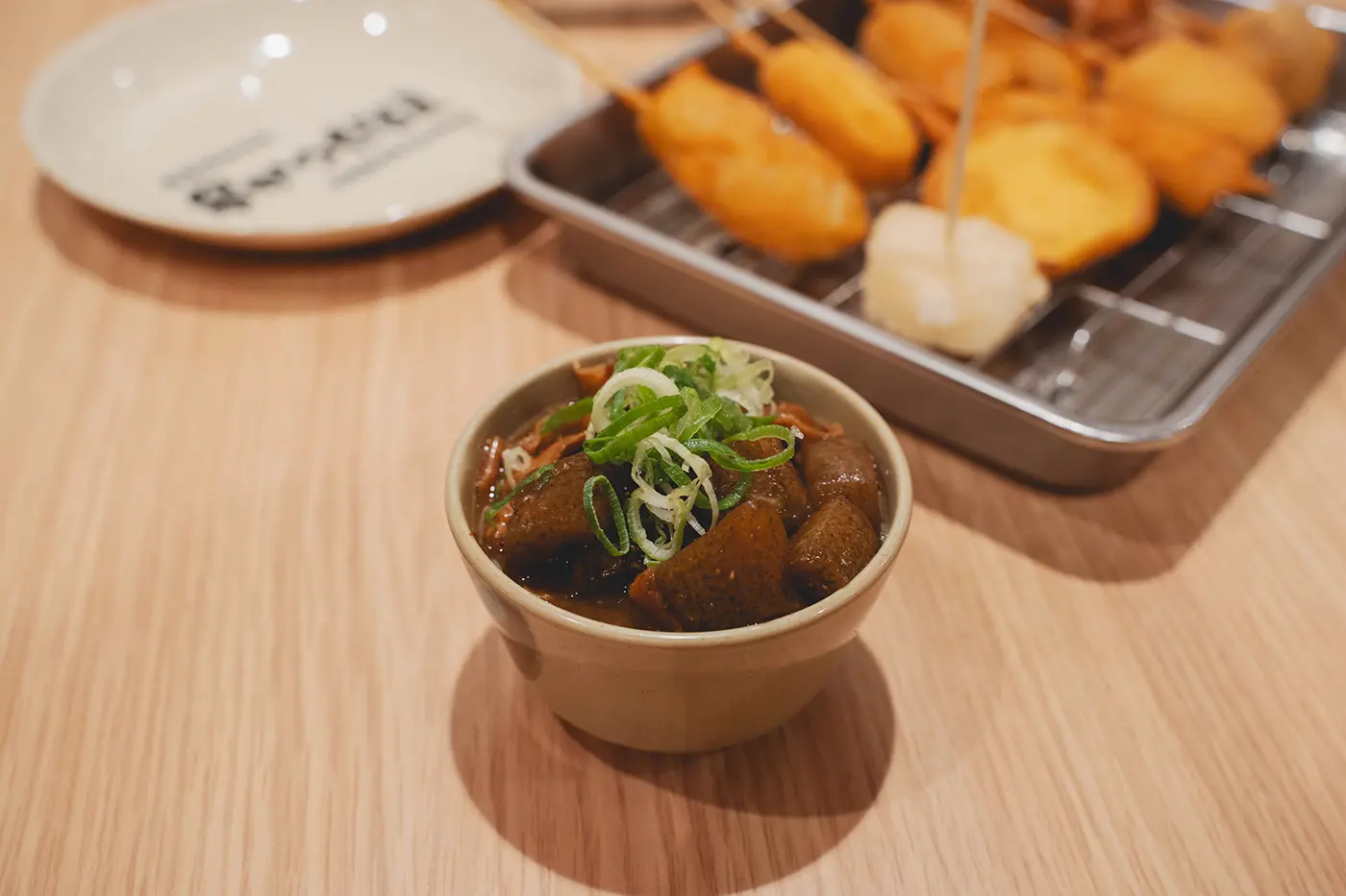 Great value set menu at Kushikatsu Daruma Dotonbori branch