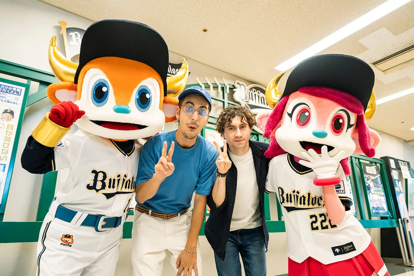 Fallow Bull, Buffalo Bell, Enzo, and Jason