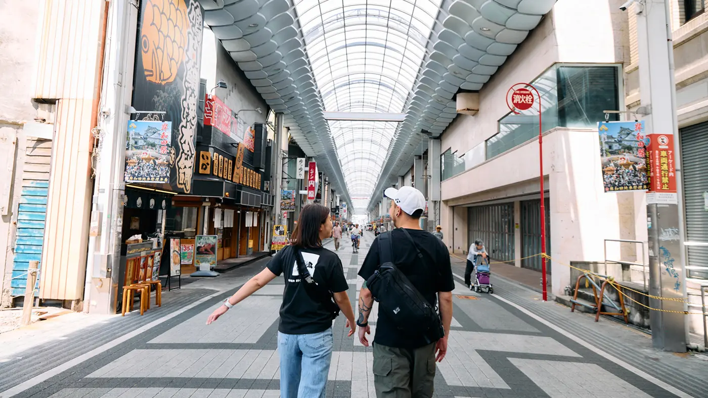 岸和田駅前通商店街