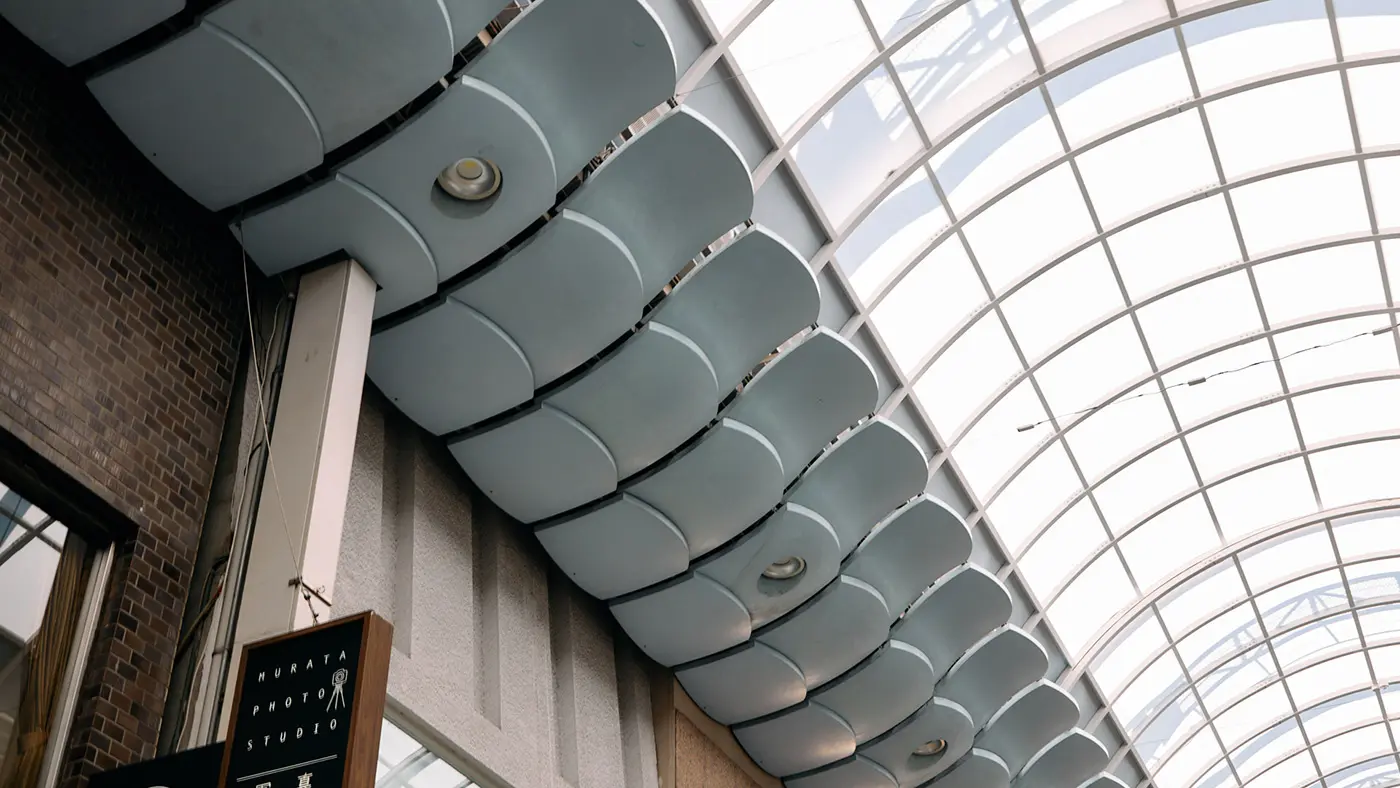 岸和田駅前通商店街アーケード