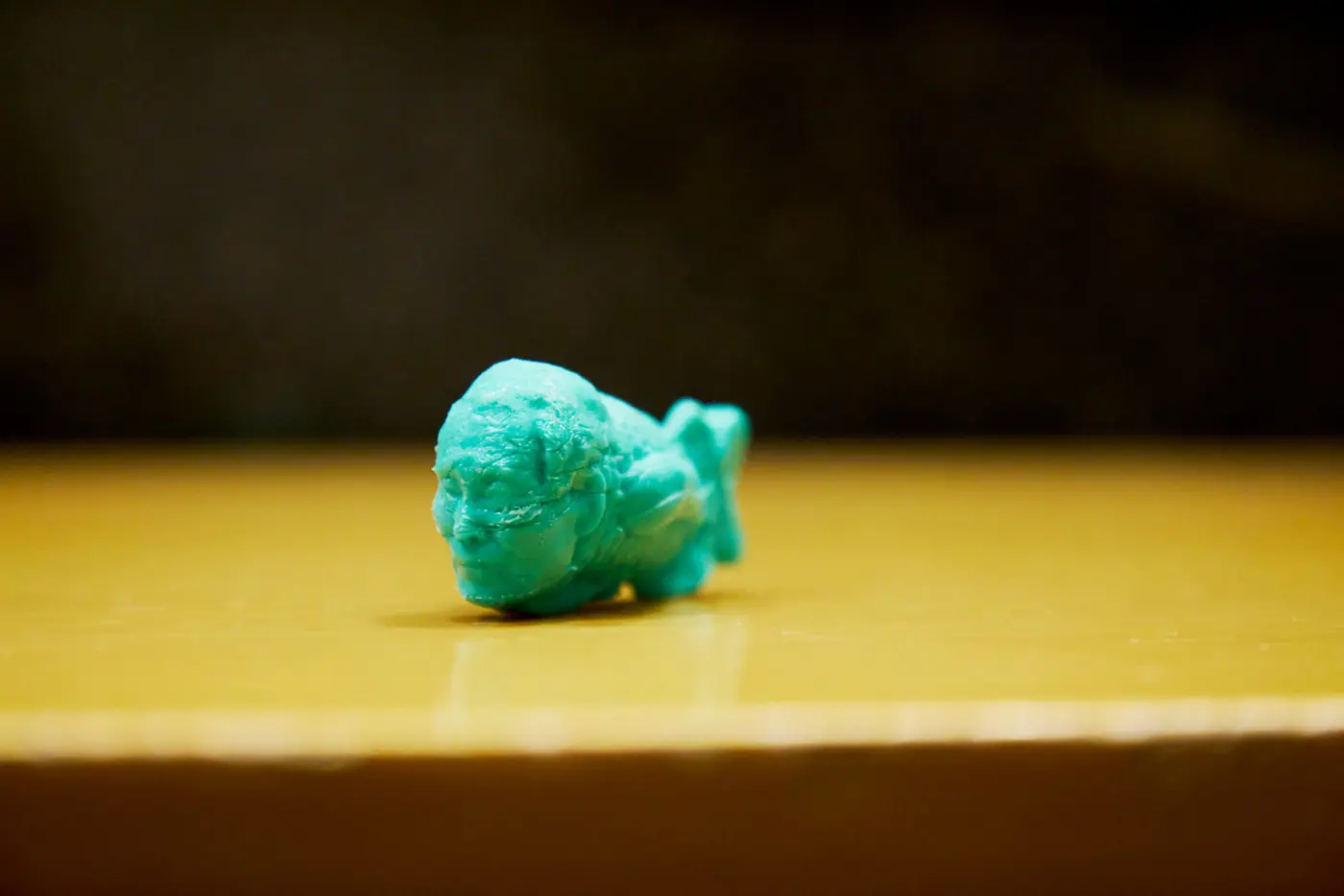 長著人臉的魚模型