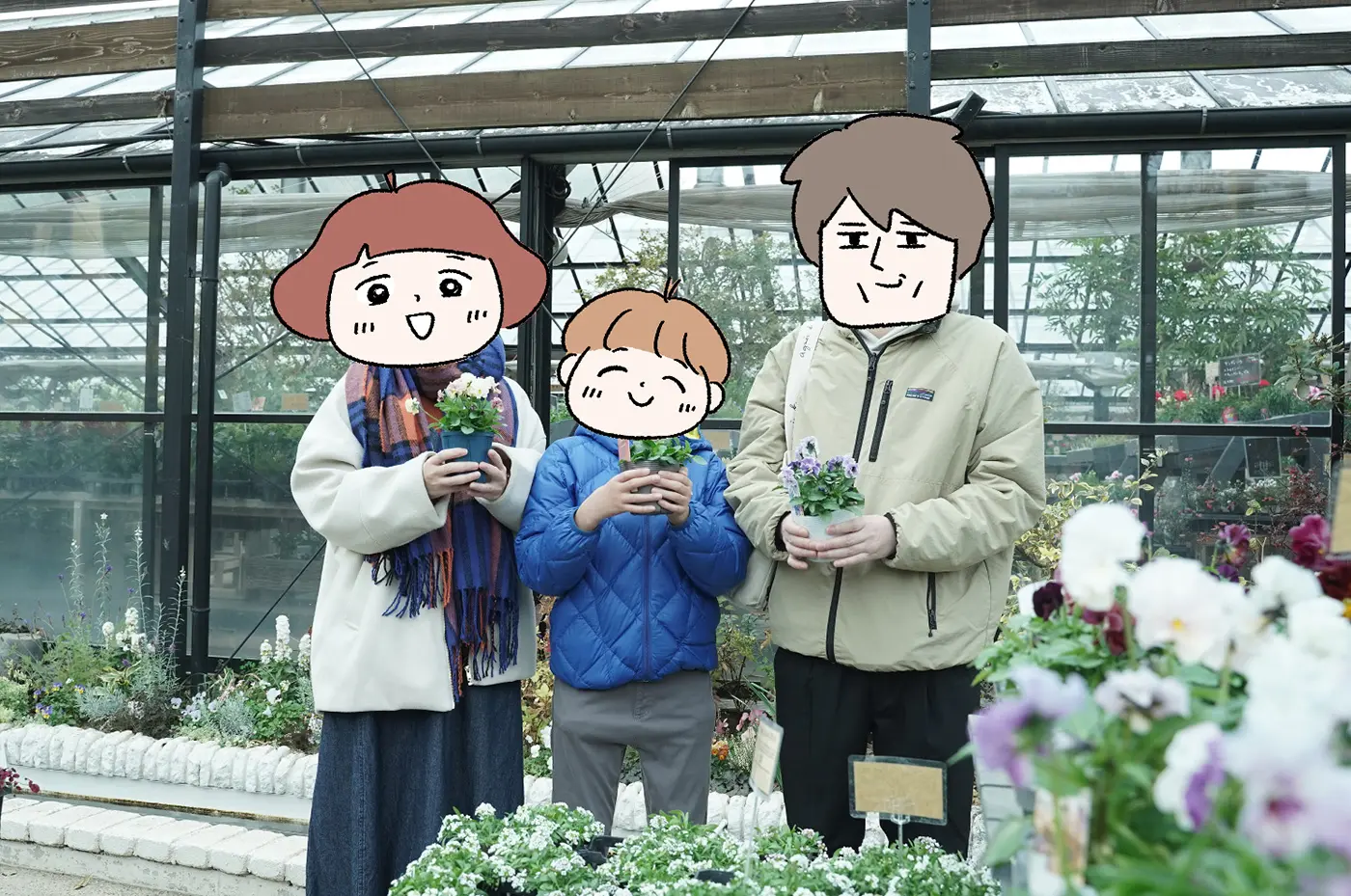 植物とふくろうに癒された後は、お土産タイム