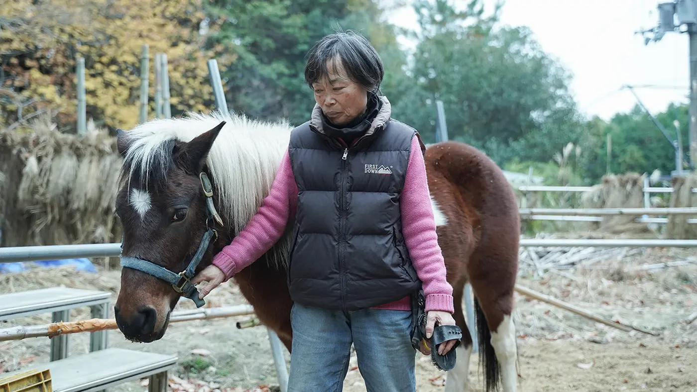 ソウ君を、この日乗せてくれたのは、つむぎちゃん
