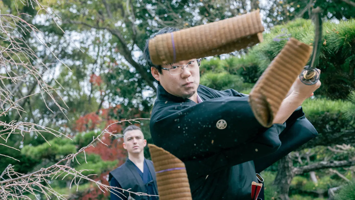 日本刀が持つ威力を間近に体感できる