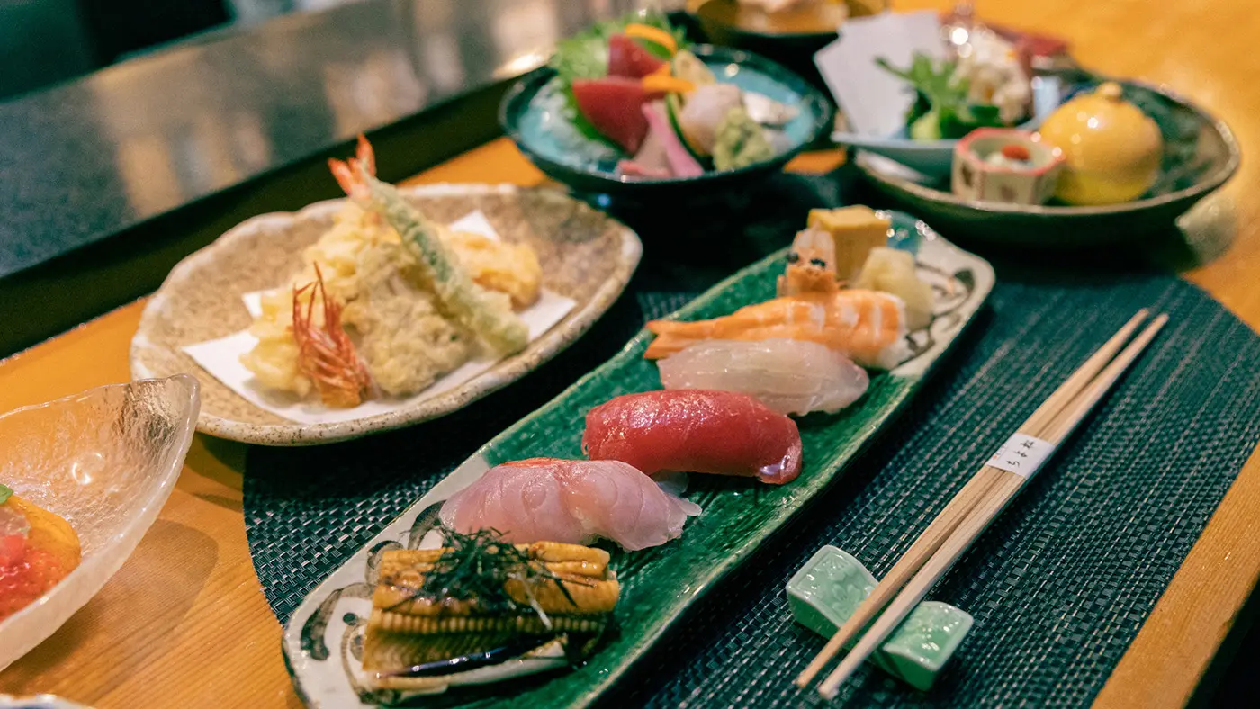 握りを中心とした人気コース「やまと」9,000円