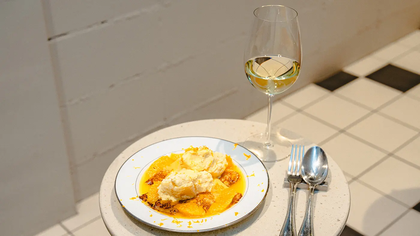 パーラー西村のクレープシュゼット