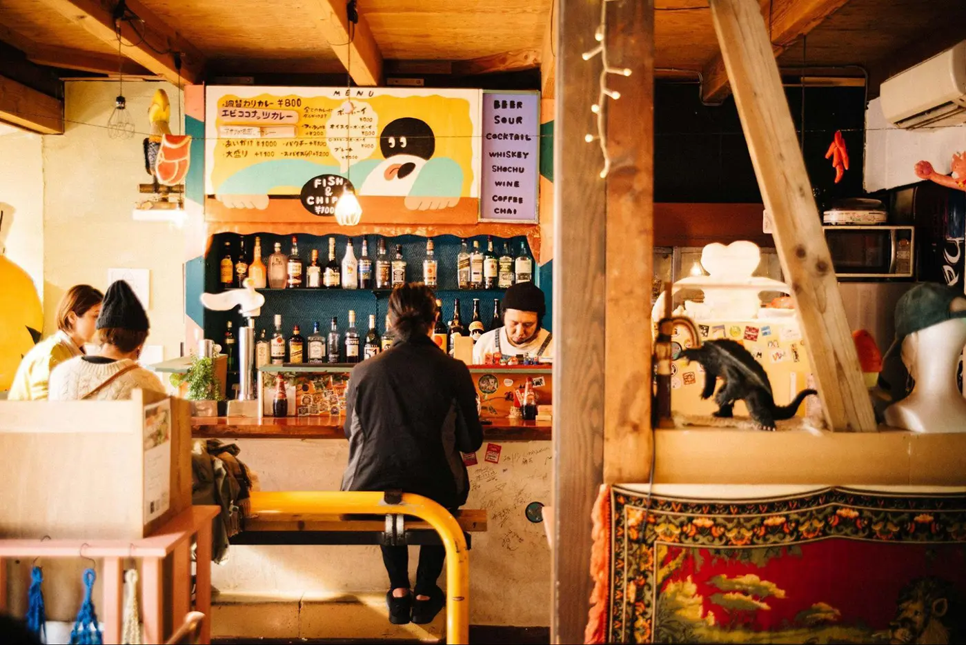 千鳥文化と同じく2017年にオープンしたのが「cafe&bar O’hara」。