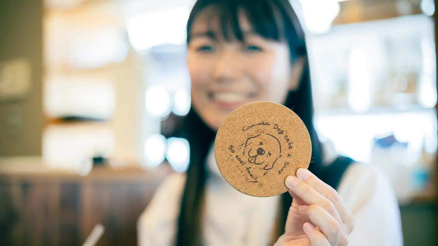 コースターにもtenくん