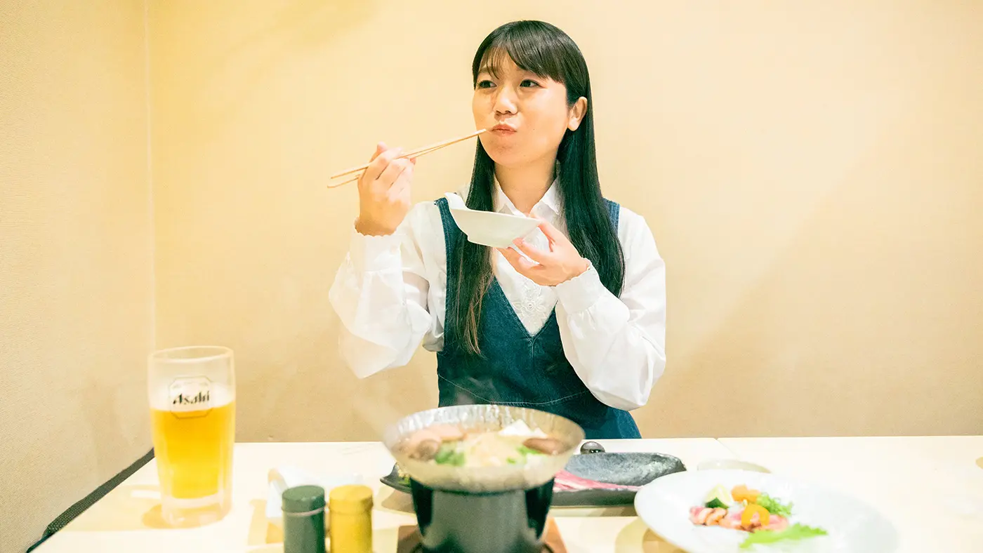 和味（なごみ）の「鴨しゃぶ小鍋」