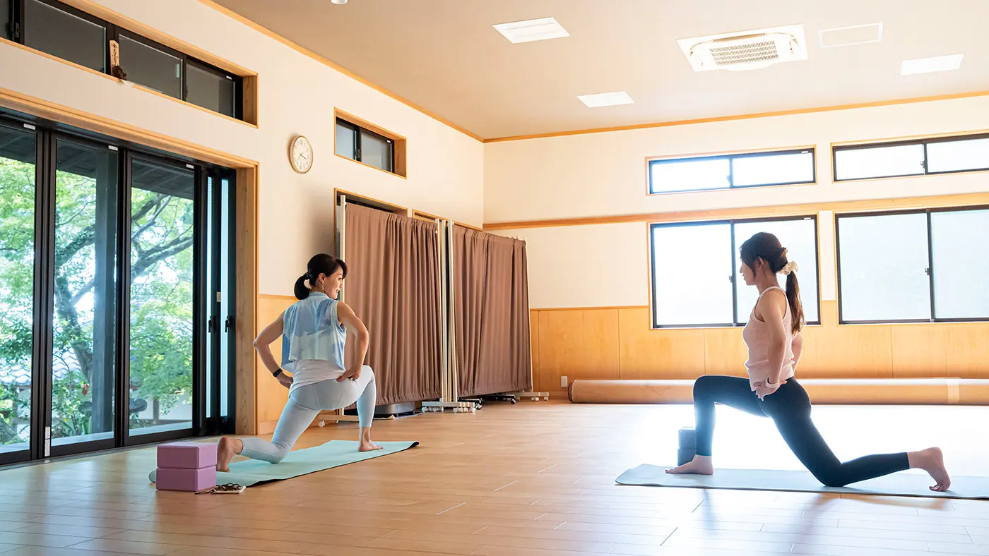 心も身体もときほぐれ、自然と一体化したような不思議な感覚を味わえました。