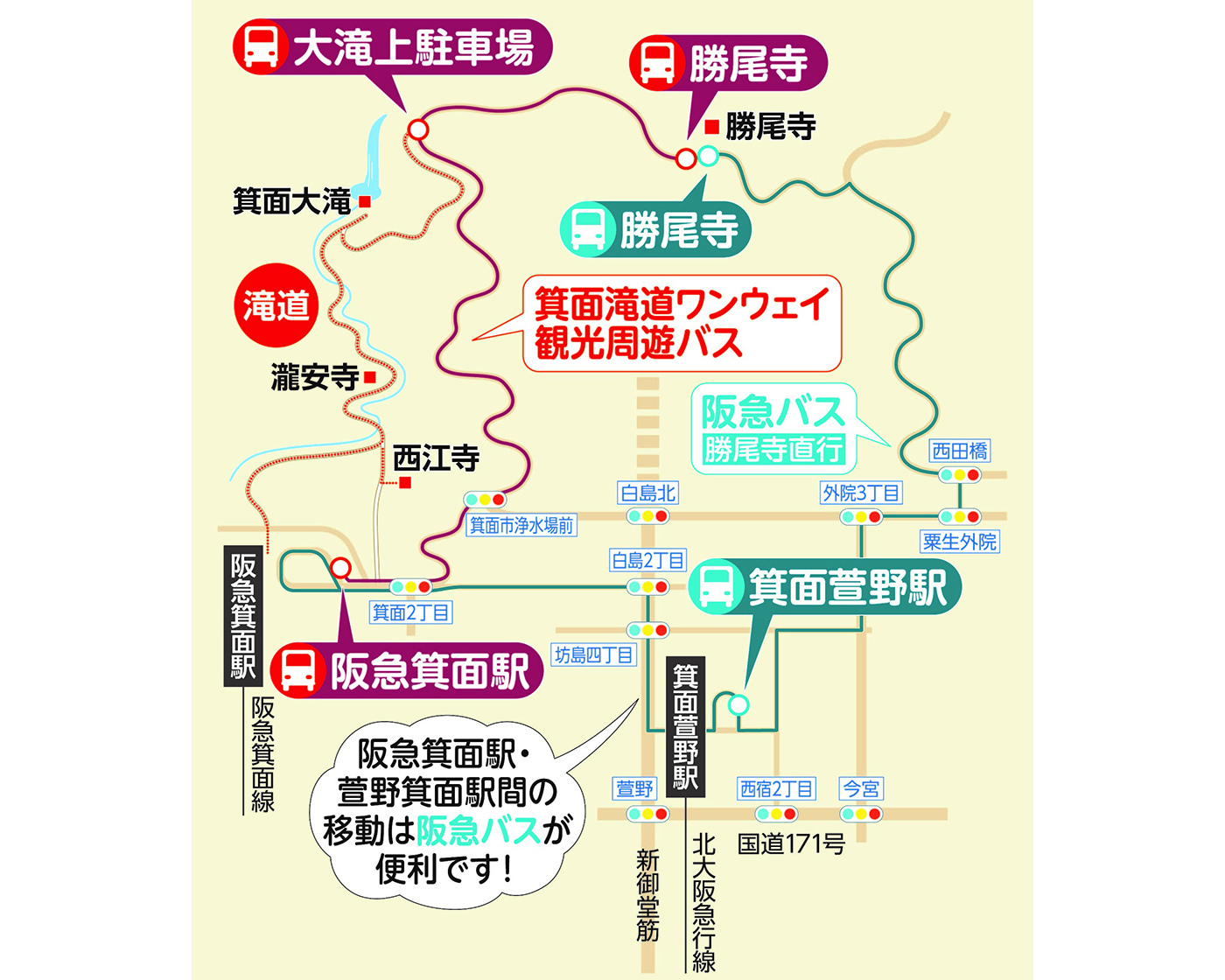 阪急バス地図