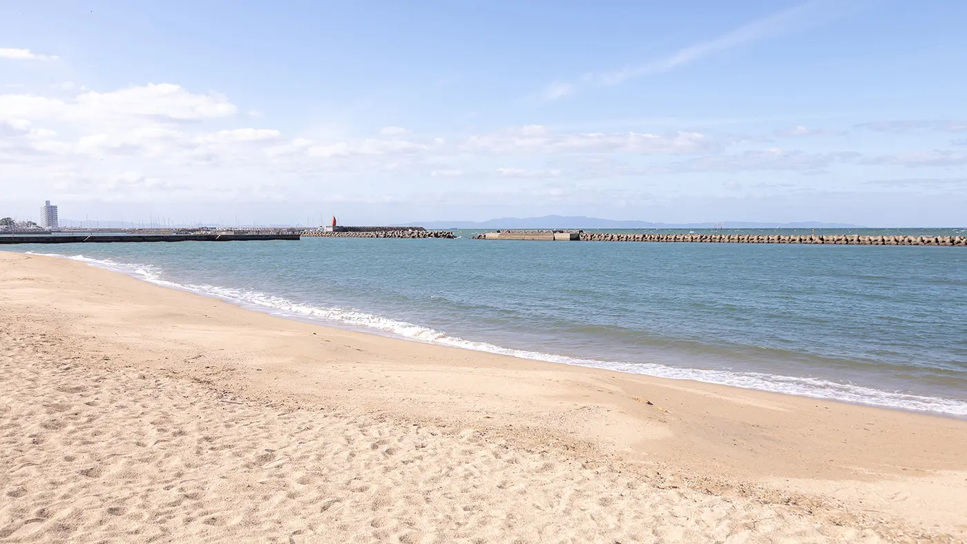 ときめきビーチは、隣接する阪南市の「ぴちぴちビーチ」と並んで、大阪府内では貴重な海水浴場として知られています
