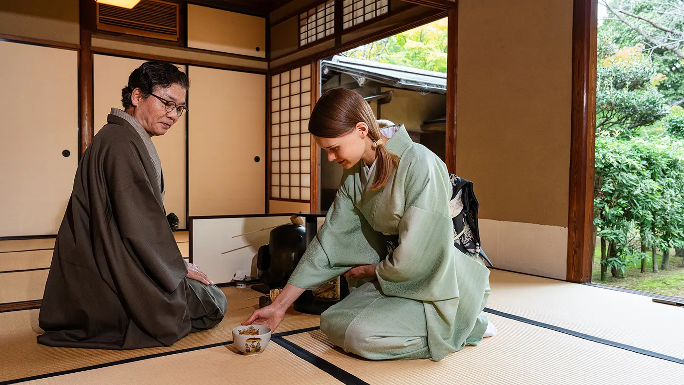 沢田さんが専門とするのは茶葉そのものを利用する「煎茶道」
