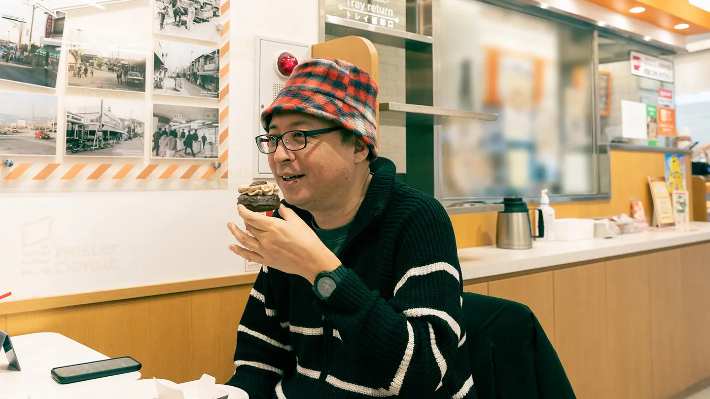 BUBBLE-Bさんは、ピエールマルコリーニとのコラボドーナツをチョイス。