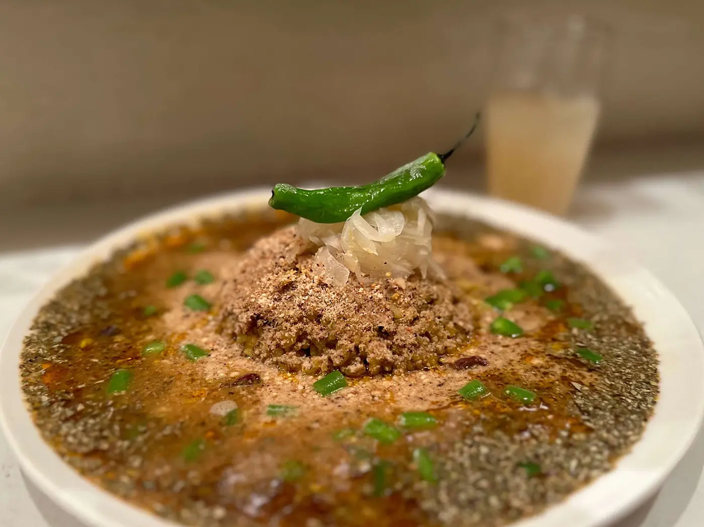 キーマカレー 1,000円（税込）※グレープフルーツジュース付