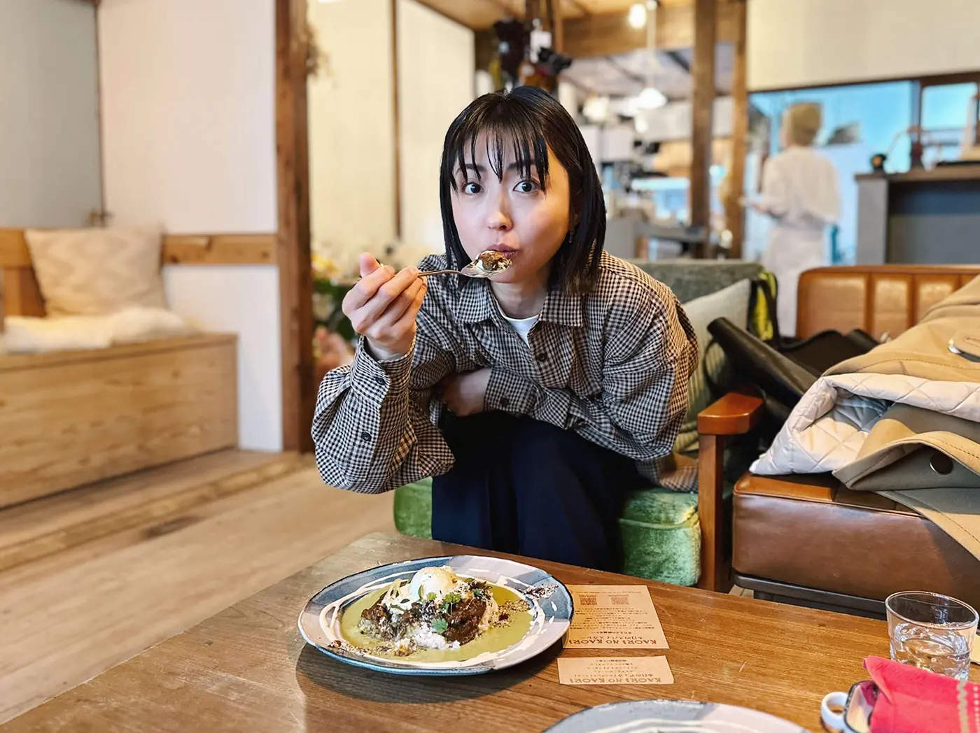 この日のスパイスカレーは「そらとぶの欧風カレー」