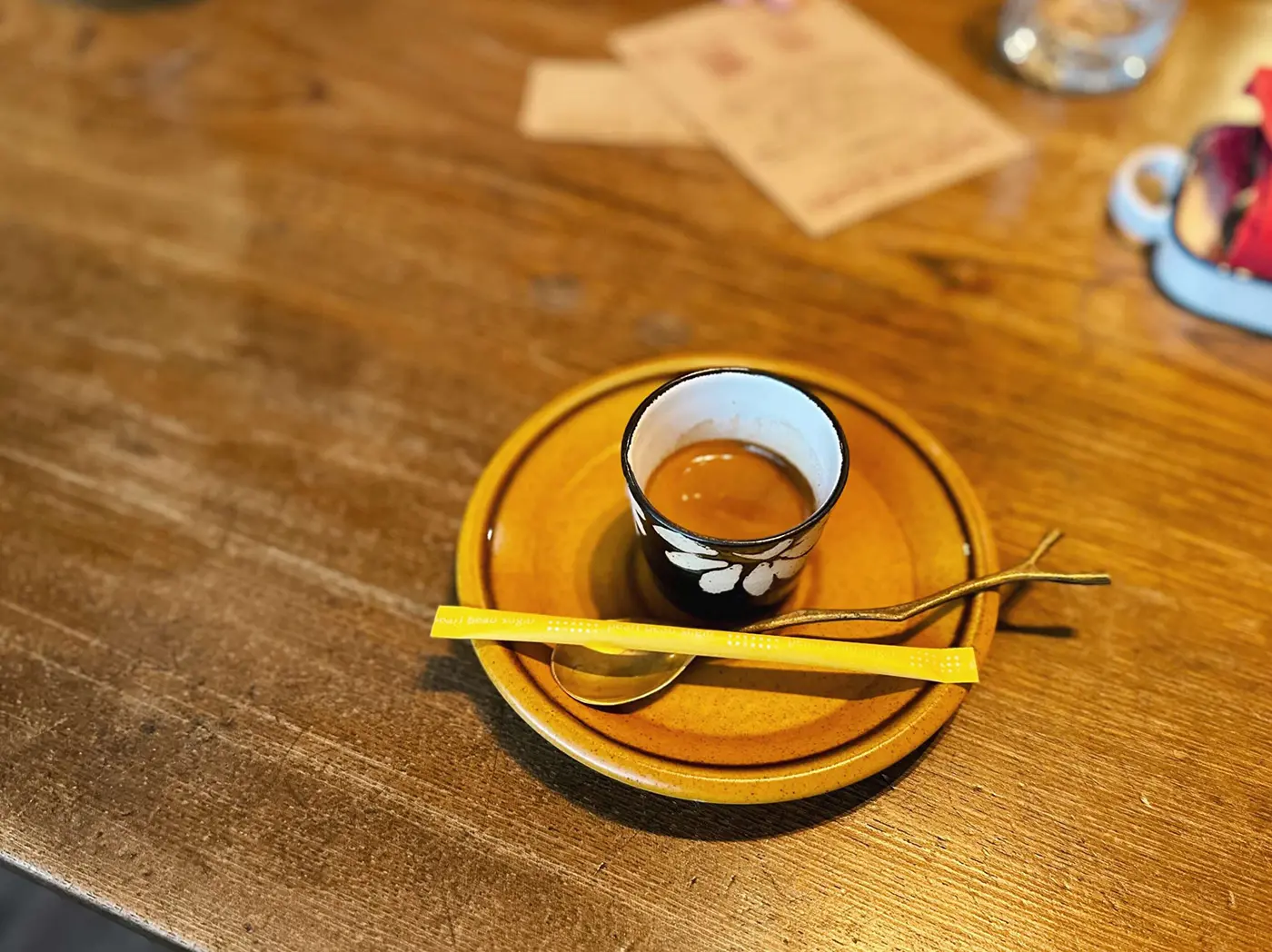 食後のエスプレッソ