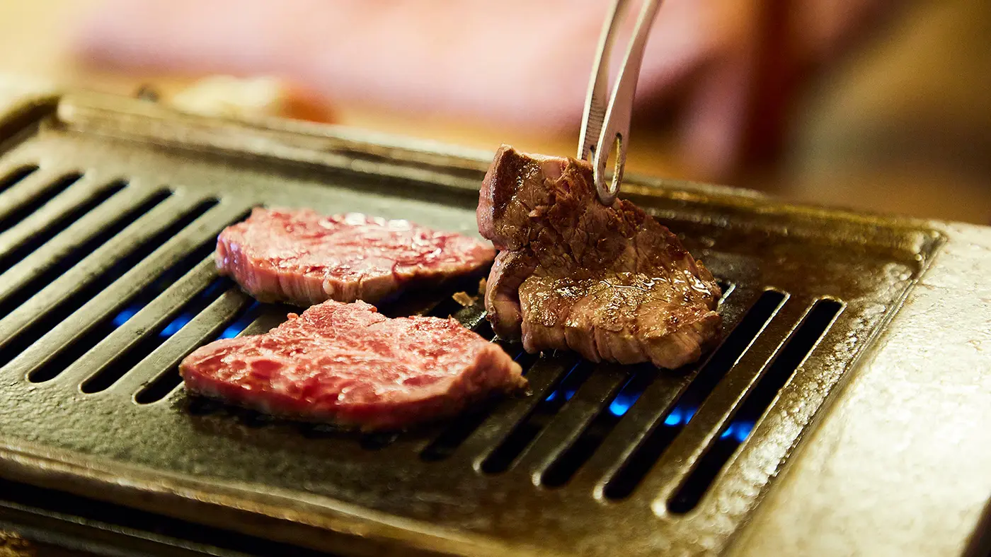 しっかり焼いても柔らかな至高のハラミ。