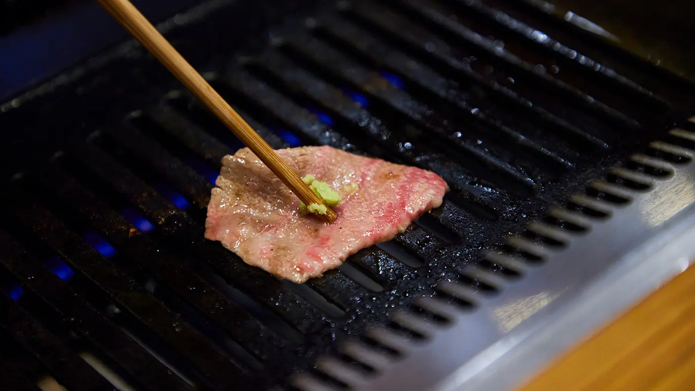 お造りでもいただいた「かめのこ」を焼きで。