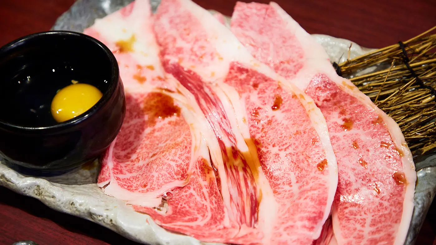 焼きすきロース（税込1,628円）も2枚でこの価格。