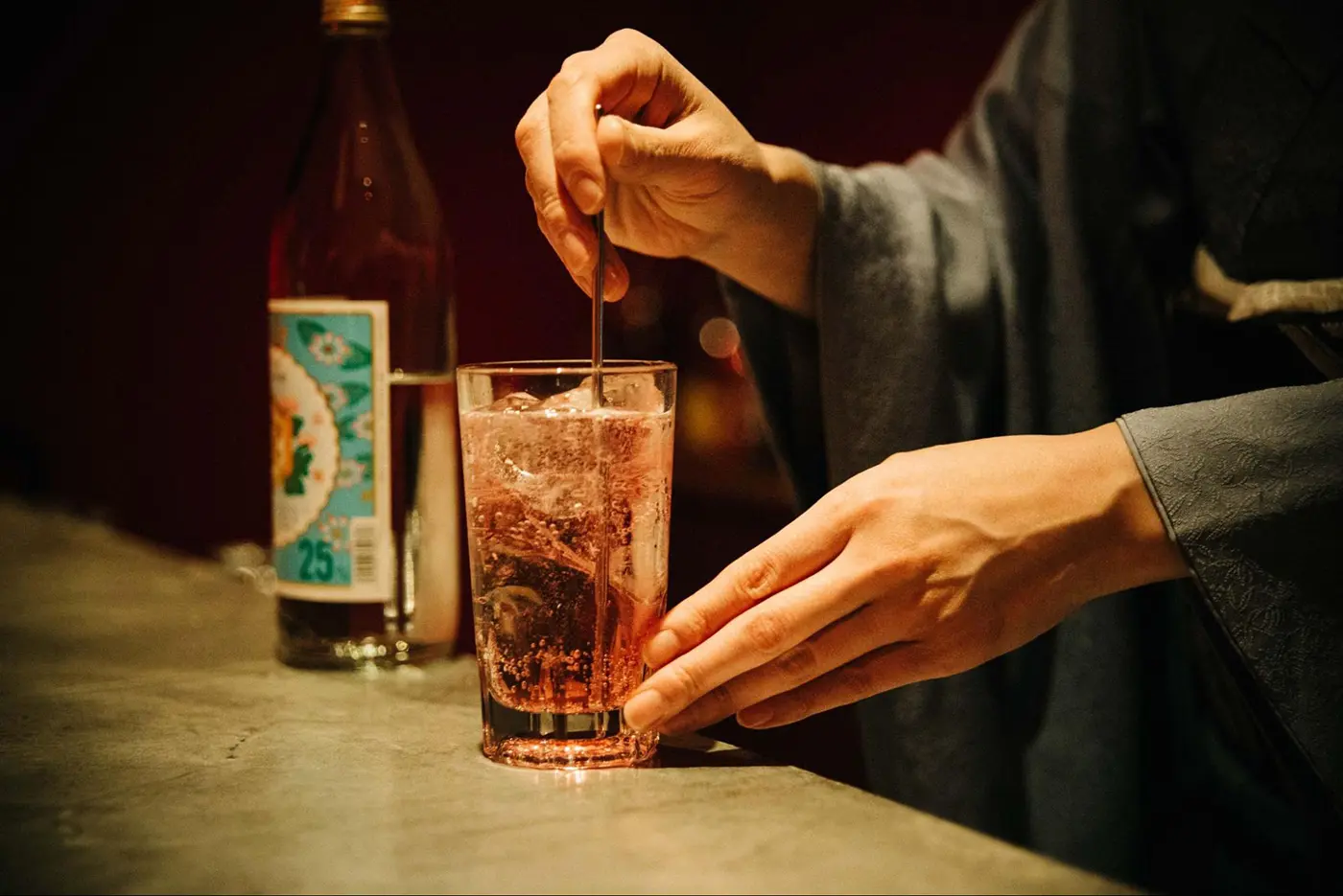 スタイリッシュな空間ゆえか、愛ママの作るバイスサワー