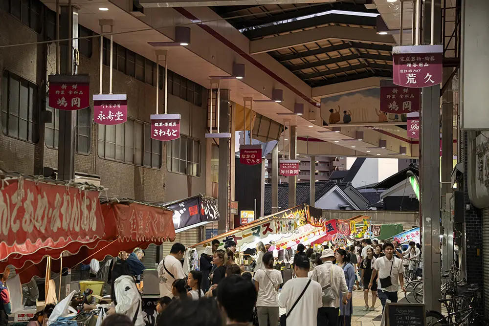 八尾ファミリーロード商店街の屋台