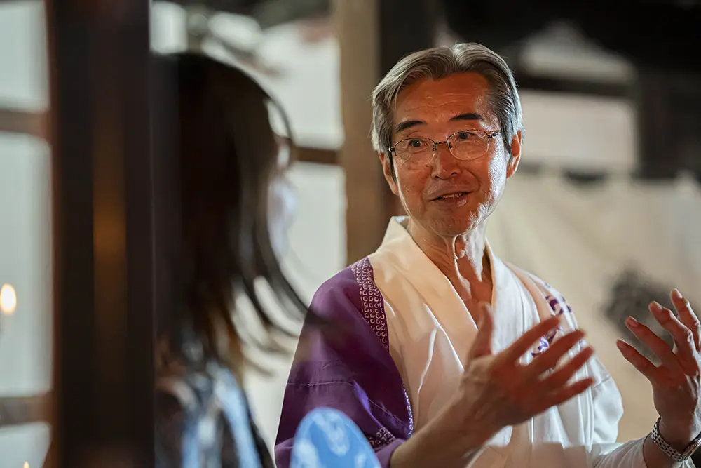 流し節正調河内音頭保存会の現会長・谷岡さん