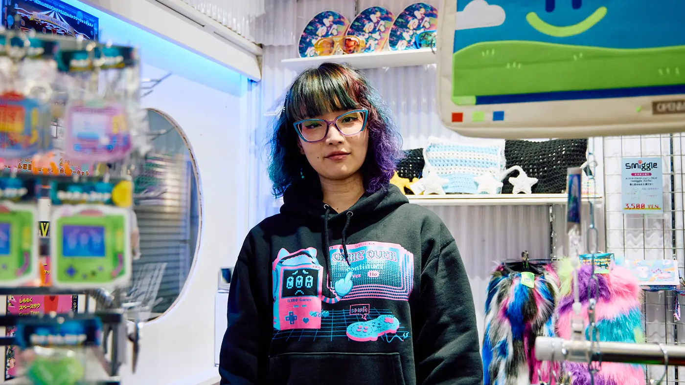 るんるんストアオーナーのるんるんさん。