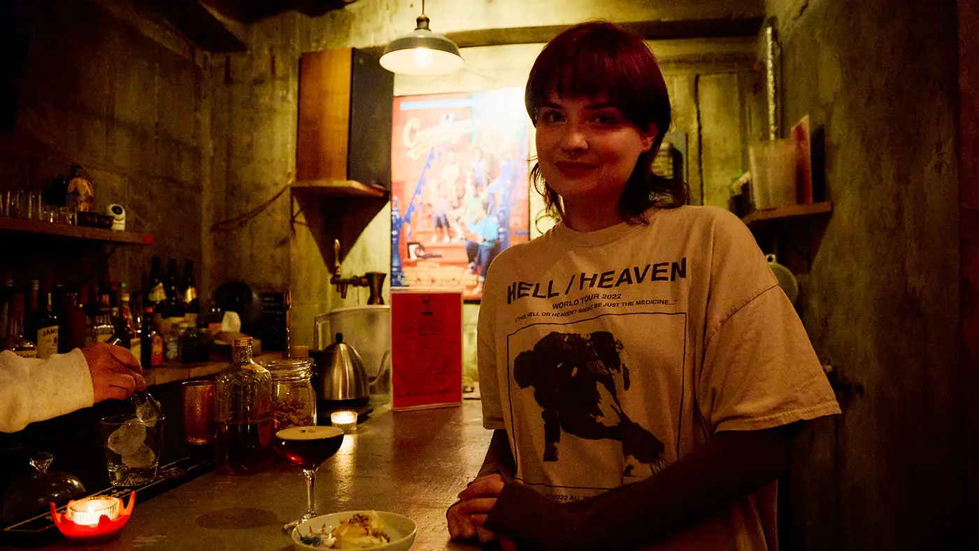 ハンドドリップのコーヒーを、シェーカーで急速に冷やして作るコーヒーマティーニは絶品！