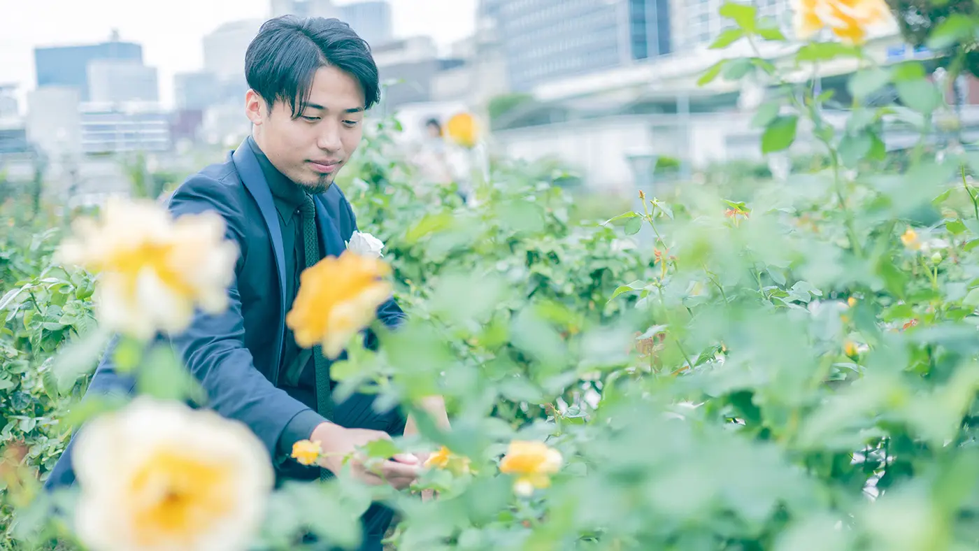 昭和30年代にできたこのバラ園は2009年にリニューアルされ、花壇のブロックごとにバラの流行と歴史がわかるような構成へと生まれ変わりました。