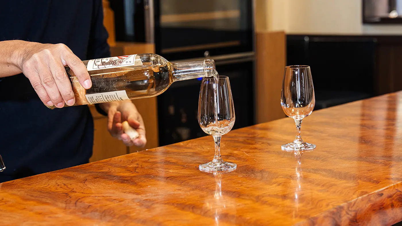 デラウェアの持つすっきりとした酸がしっかり感じられます。