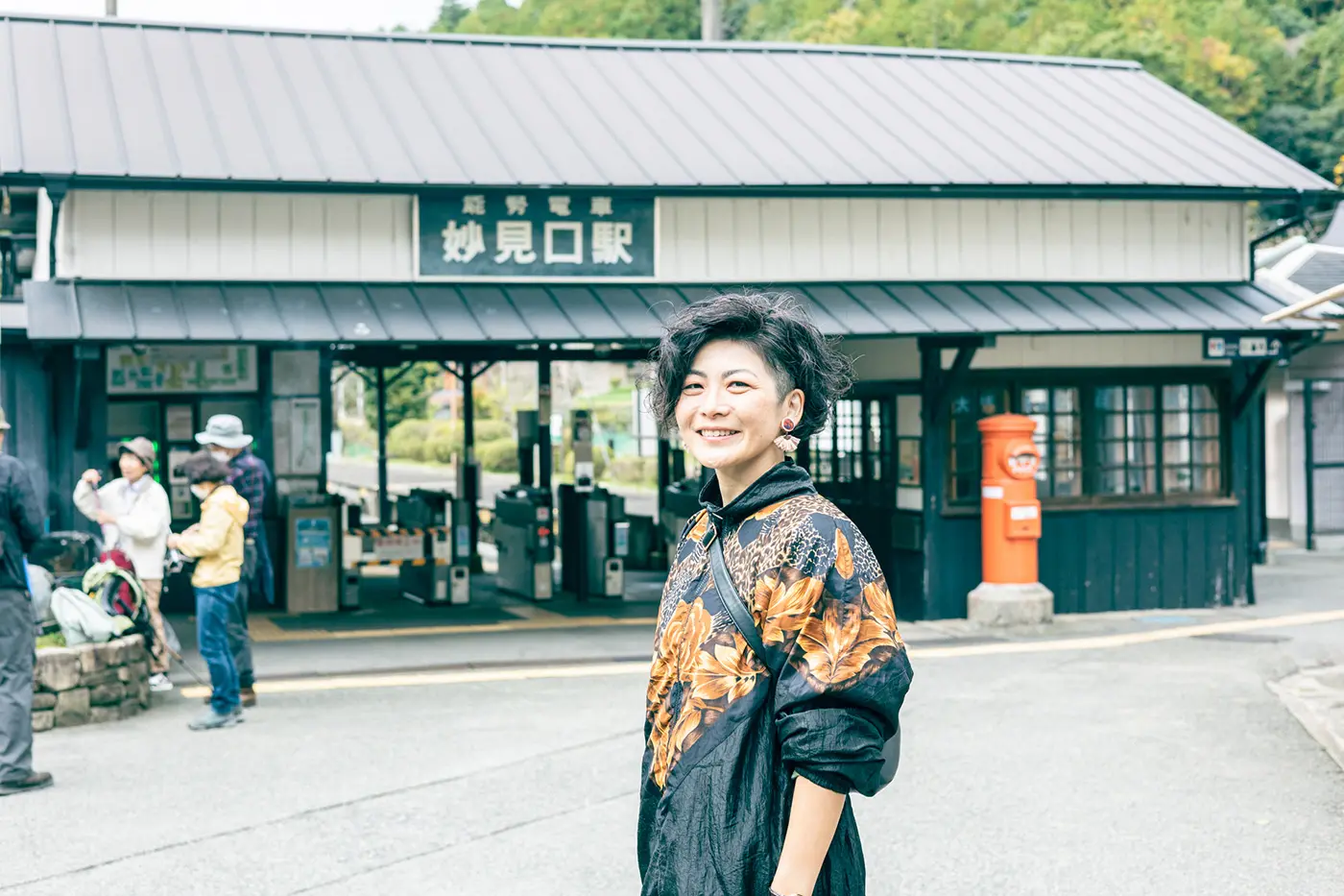 能勢電鉄の終着駅・妙見口駅と宇都宮さん