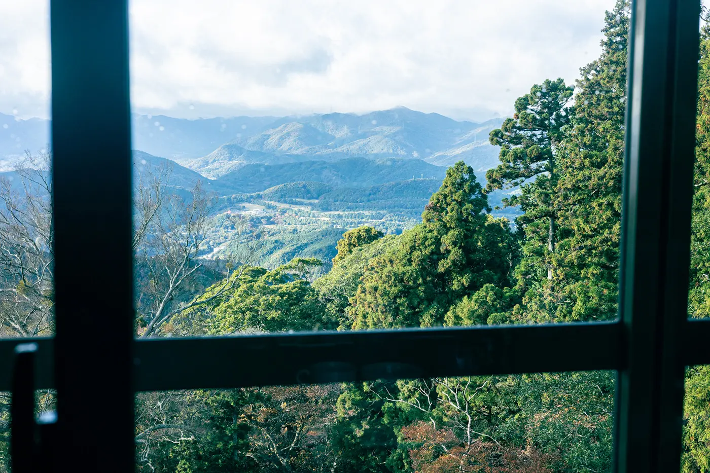 窓から見える景色