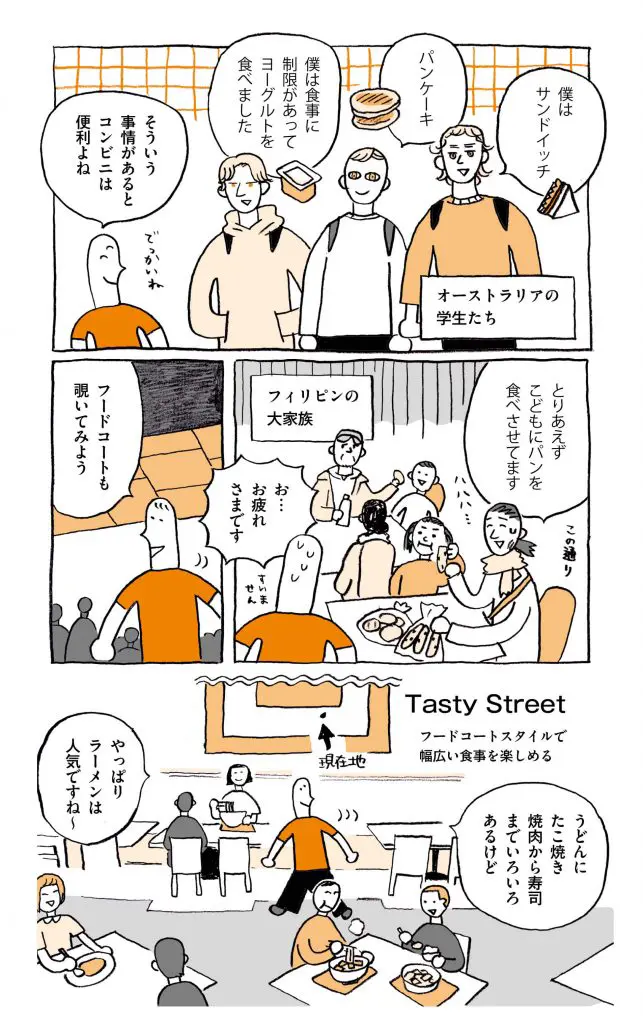 外国から来た人たちは関西空港で何食べる？