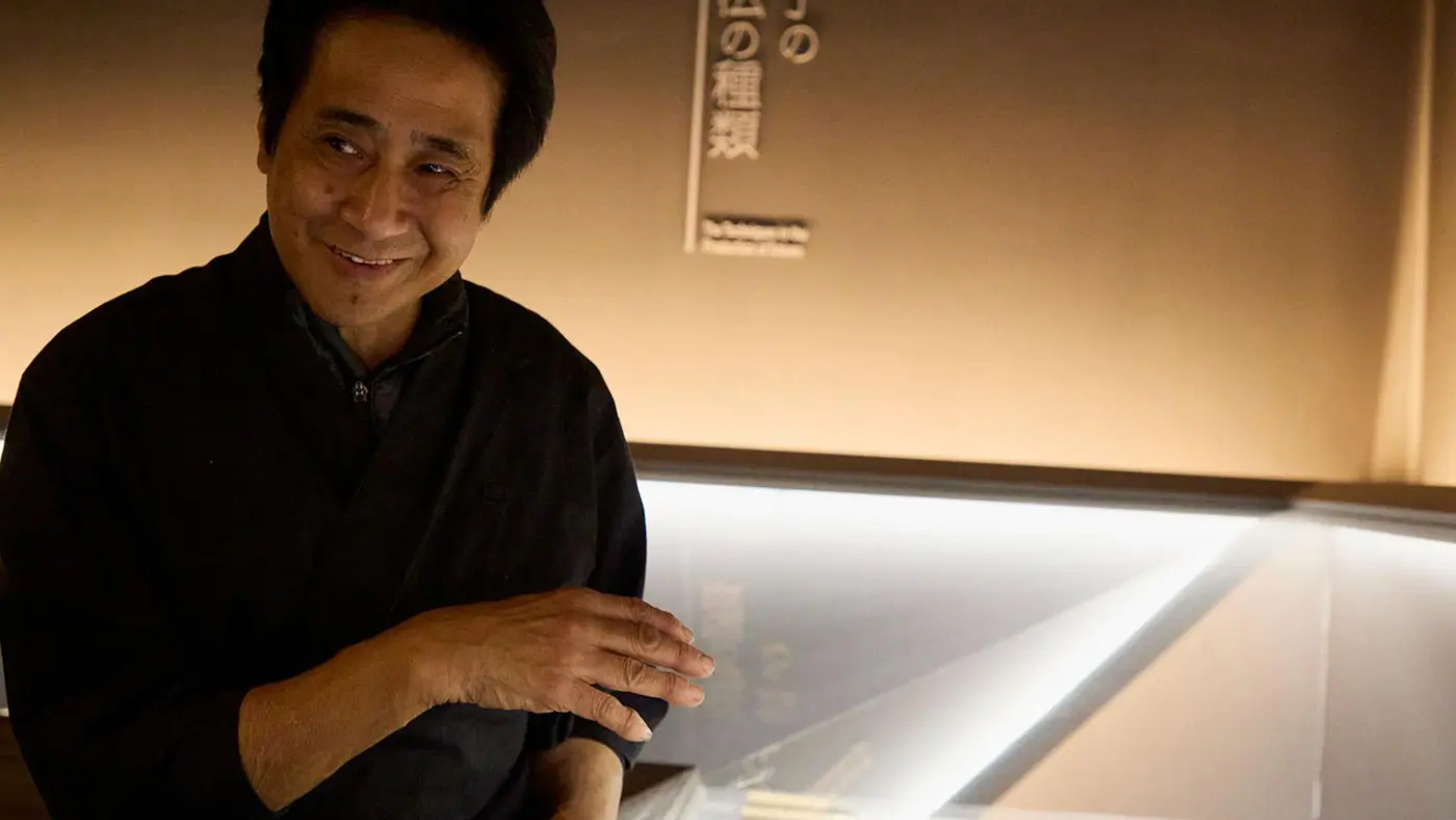 2階には、堺の包丁の歴史や、日本の包丁の種類など幅広く学ぶことができる展示室「堺刃物ミュージアム CUT」が。