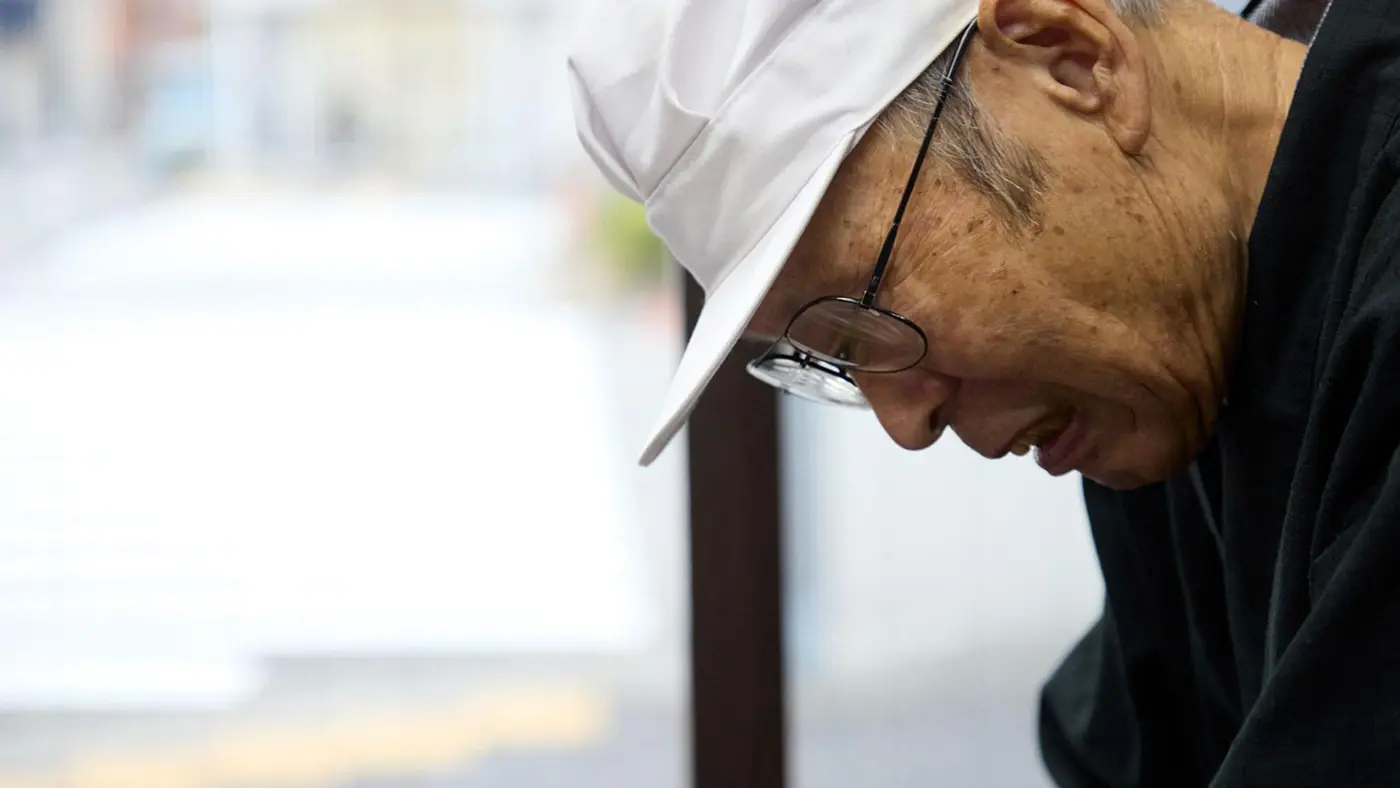 歴史を感じさせる職人のお顔！