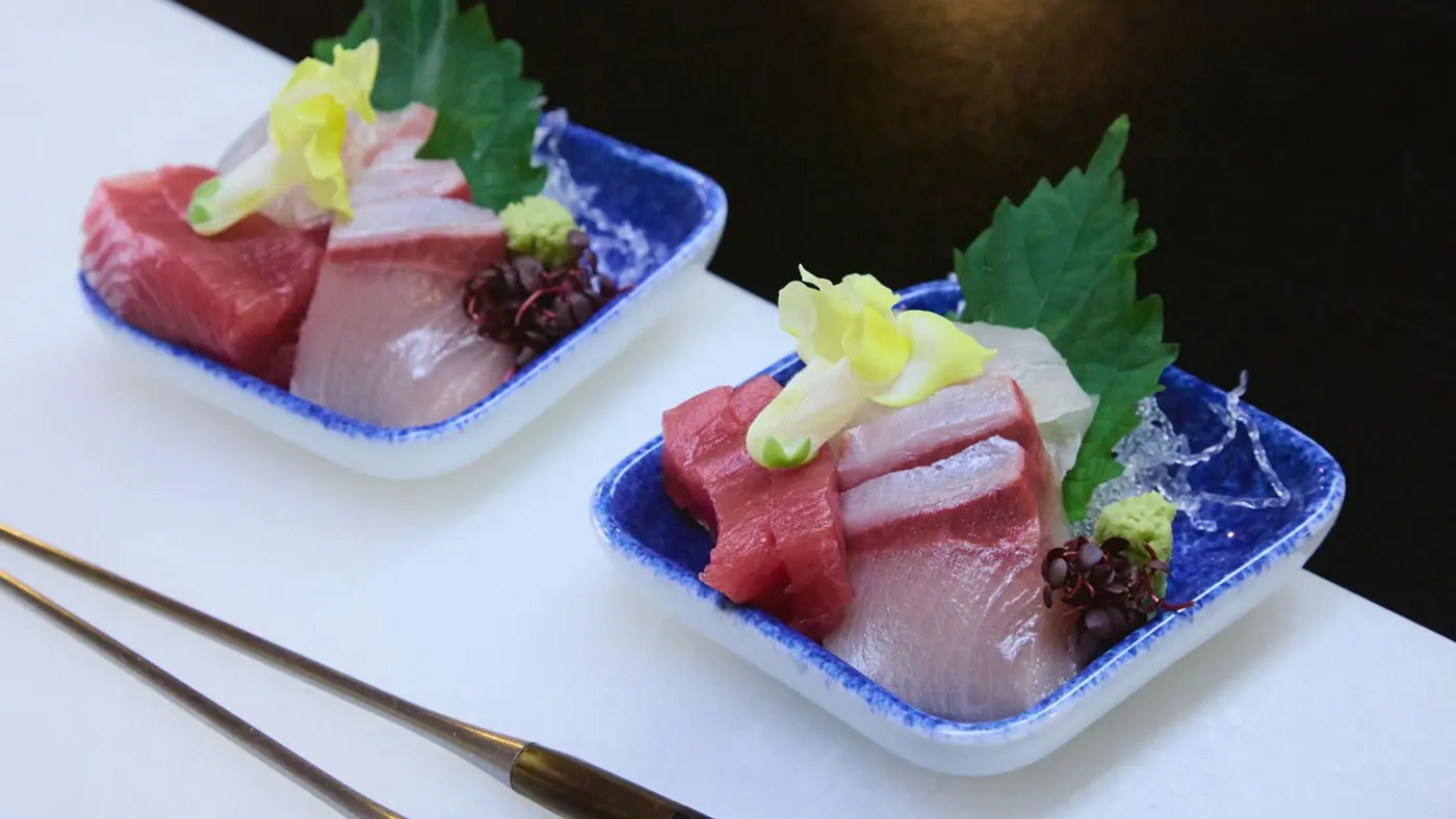 柔らかい魚の身も角が鋭角。見た目にも美しい！