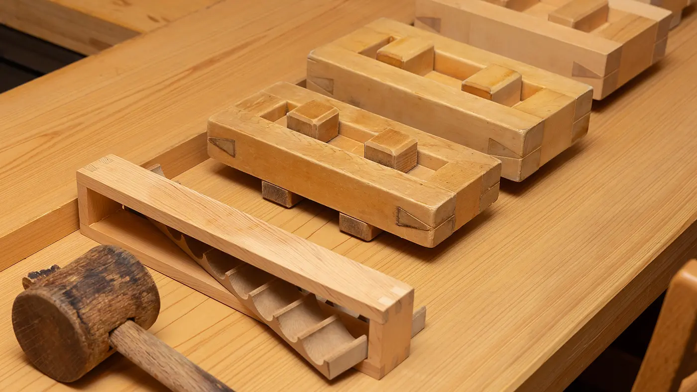 箱寿司の調理に使われる器具