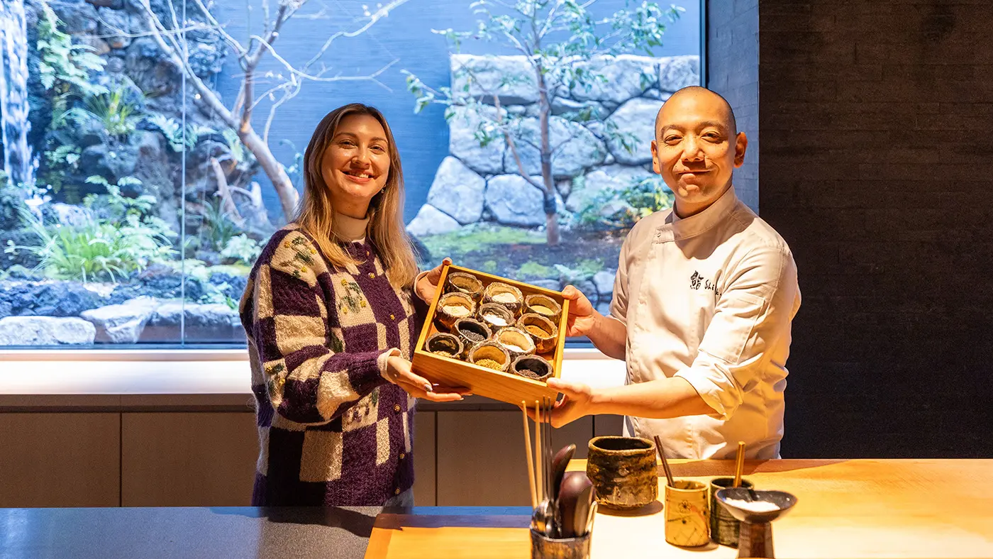 寿司に使用する塩にもこれだけの種類があります。