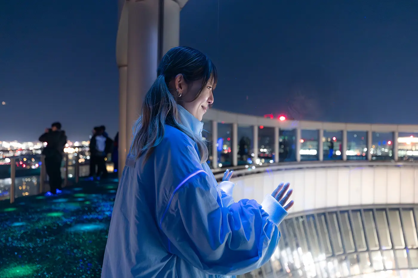 作中シーンと目の前の光景が重なります。